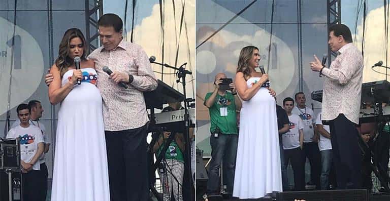 Patricia Abravanel e Silvio Santos (Foto: Reprodução)