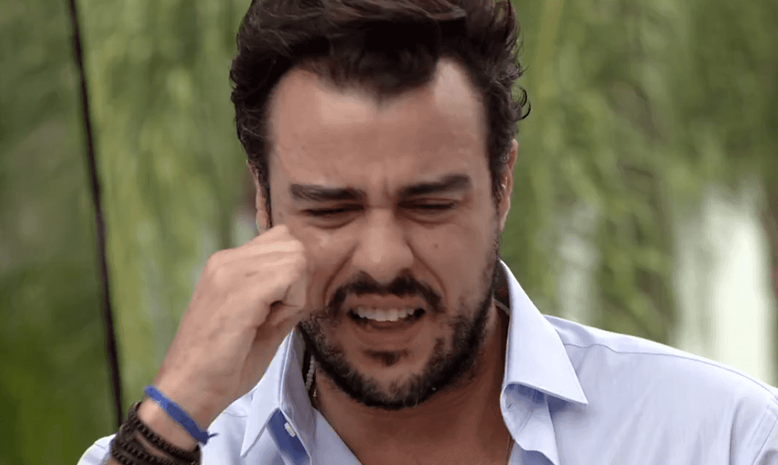 Joaquim Lopes chorando (Foto: Reprodução/Globo)