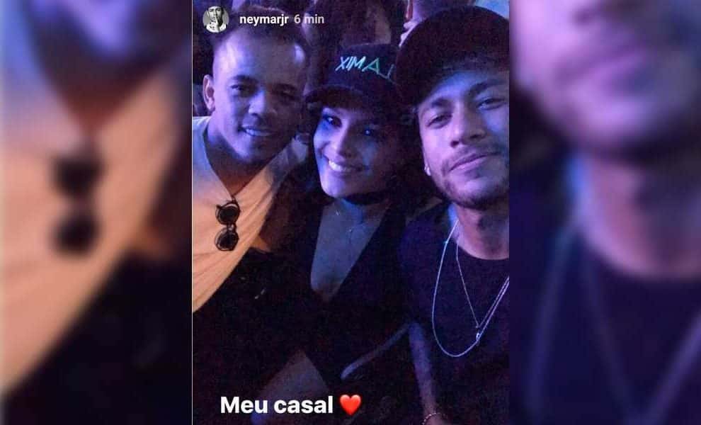 Neymar comenta em publicação de Jota Amancio e Emilly Araújo (Foto: Reprodução)