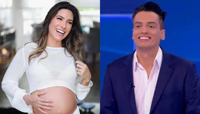 Patricia Abravanel deu total liberdade para o jornalista Leo Dias no Fofocalizando. (Foto: Reprodução/Montagem)