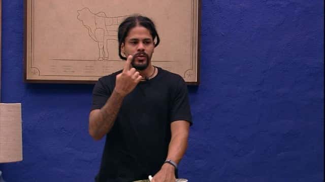 Viegas no BBB18 (Foto: Reprodução)