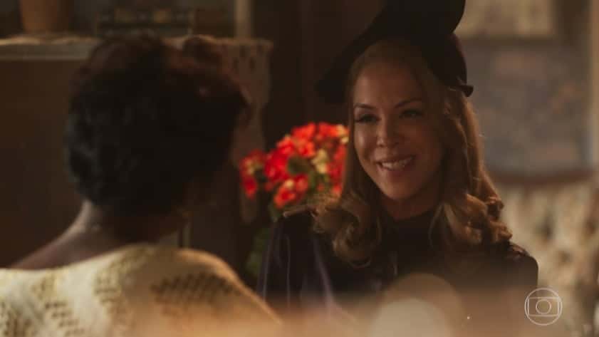 A atriz Júlia Almeida em cena na novela Tempo de Amar. (Foto: Reprodução/TV Globo)