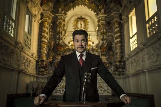 Adriano (Murilo Benício) na minissérie Se Eu Fechar os Olhos Agora (Foto: Mauricio Fidalgo/Globo)