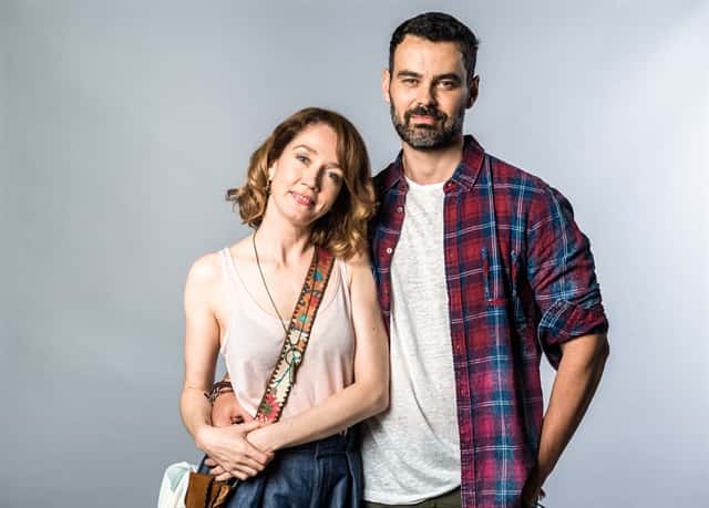 Gabriela (Camila Morgado) e Rafael (Carmo Dalla Vecchia) em Malhação: Vidas Brasileiras (Foto: Globo/Raquel Cunha)