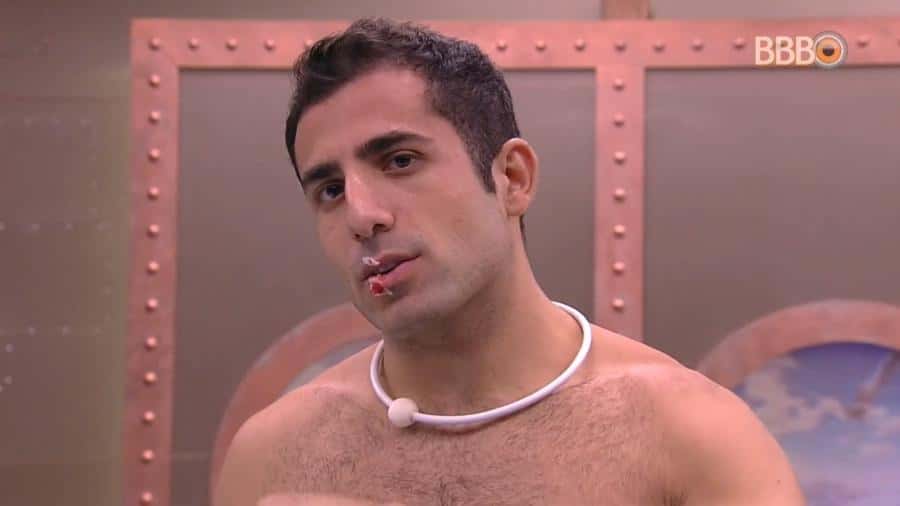 Kaysar no BBB18 (Foto: Reprodução)