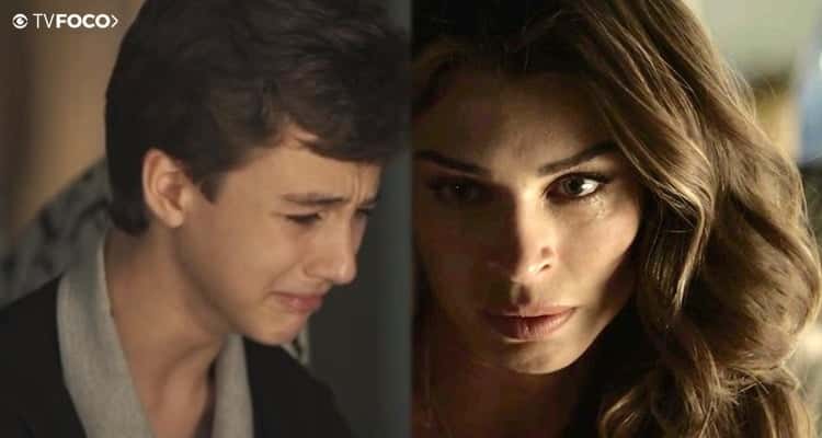 Mãe e filho discutiram (Foto: Montagem/TV Foco)