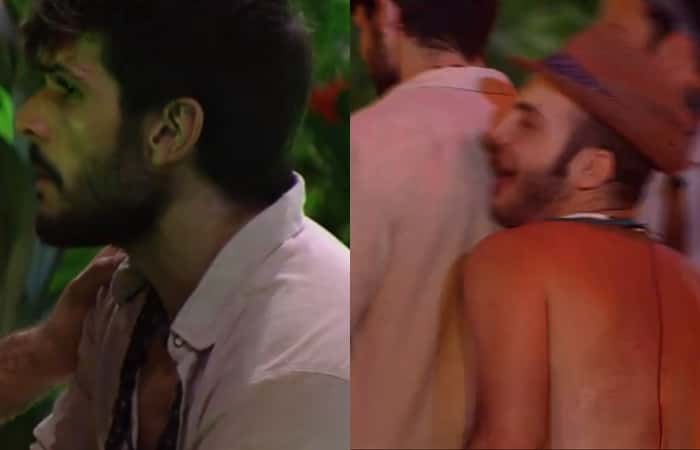 Lucas e Mahmoud no BBB18 (Foto: Reprodução)