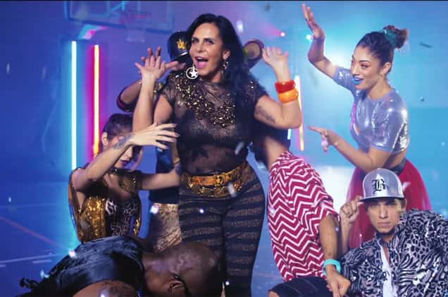Gretchen esteve no clipe de Katy Perry (Foto: Reprodução)