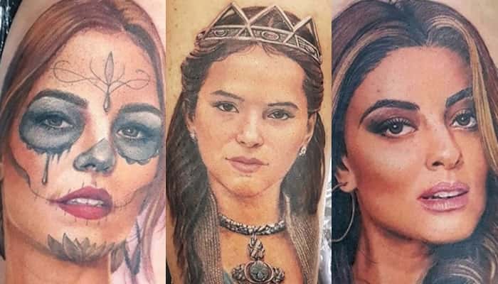 Tatuador fala sobre tatuagens com os rostos de Bruna Marquezine e Paolla Oliveira. (Foto: Reprodução/Instagram)
