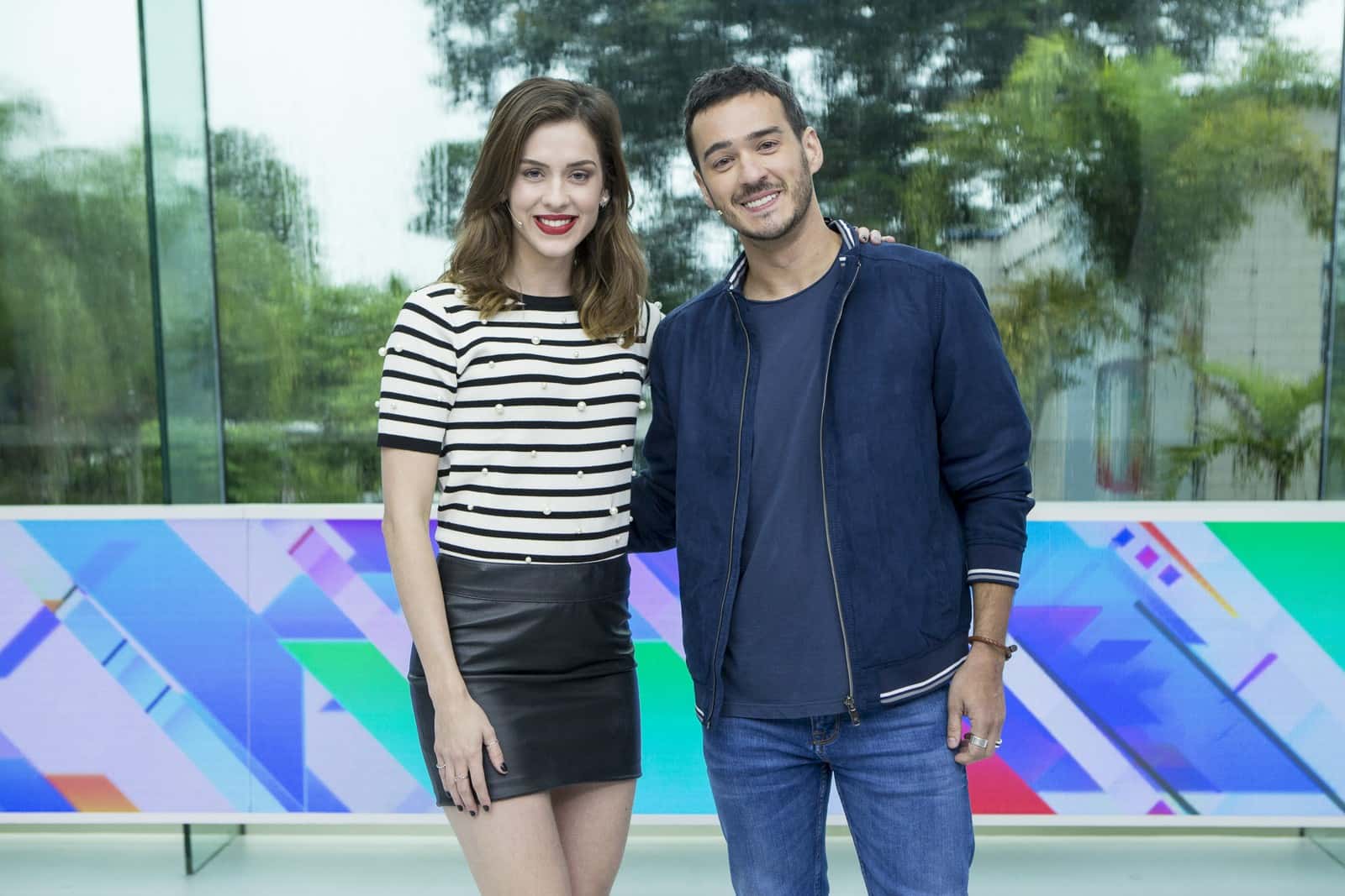Marcos Veras faz su estreia no programa Vídeo Show. (Foto: TV Globo/Divulgação)