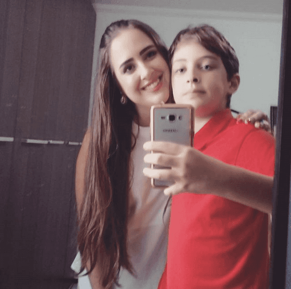 Patricia e o filho (Foto: Divulgação)