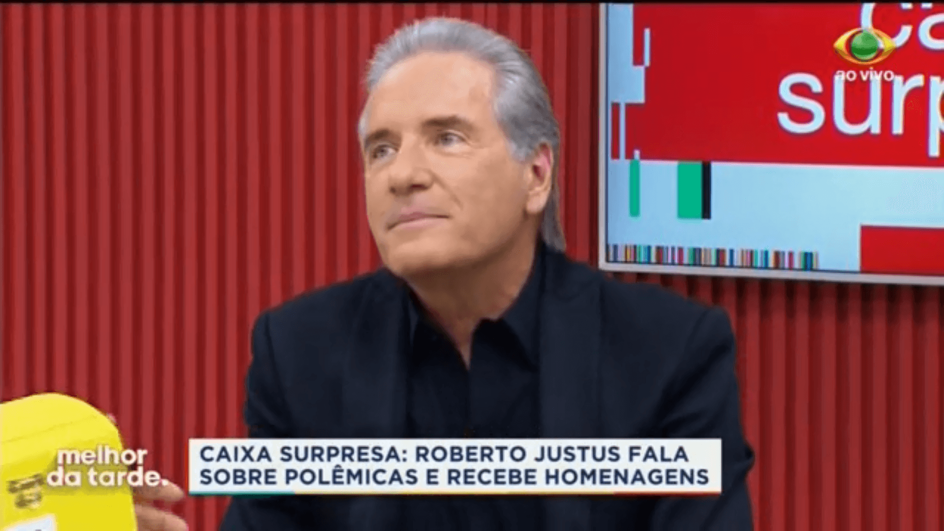 O apresentador Roberto Justus no programa Melhor da Tarde. (Foto: Reprodução/Band)