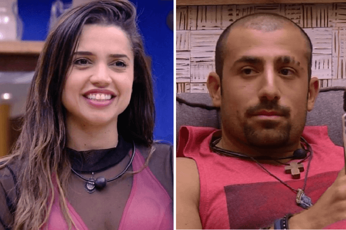 Paula e Kaysar do BBB18 (Foto: Reprodução)