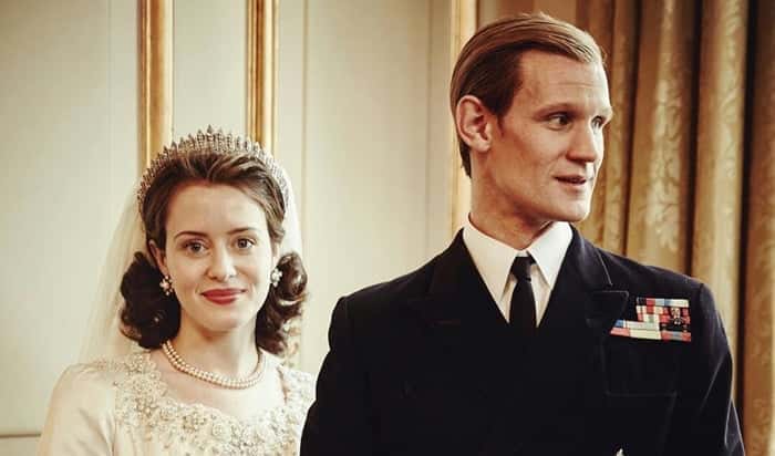 Claire Foy e Matt Smith na série The Crown, da Netflix. (Foto: Divulgação)