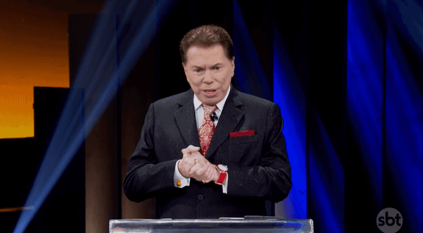 O apresentador Silvio Santos. (Foto: Reprodução/SBT)