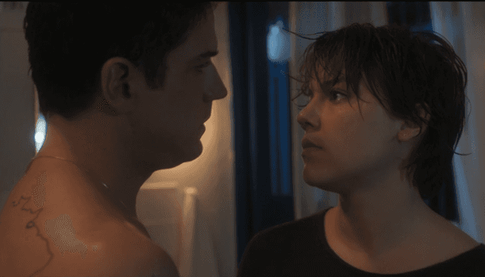 Nonato (Marco Pigossi) e Maria (Alice Wegmann) em cena de Onde Nascem os Fortes (Foto: Reprodução/Globo)