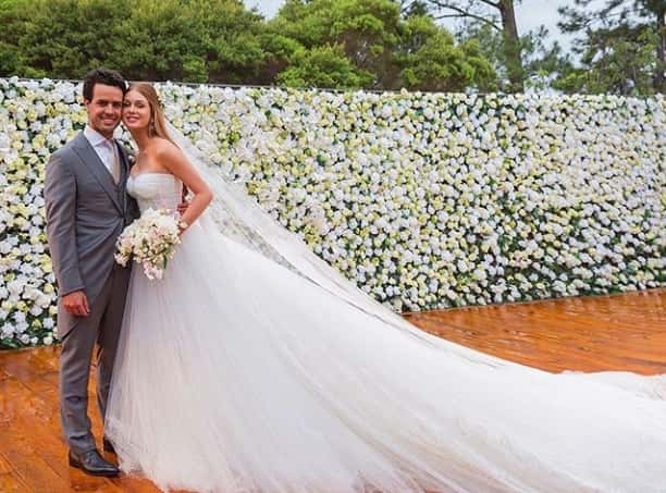 Marina Ruy Barbosa e o marido. (Foto: Reprodução)