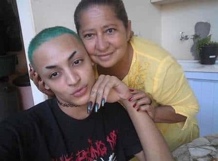 Pabllo Vittar e a mãe, Verônica Rodrigues. (Foto: reprodução/instagram)