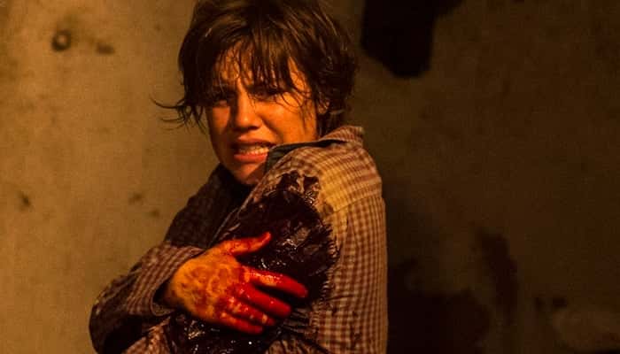 Maria (Alice Wegmann) em cena de Onde Nascem os Fortes (Foto: Globo/Estevam Avellar)