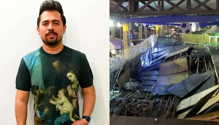 Desabamento em show de Xand Avião. (Foto: Reprodução)
