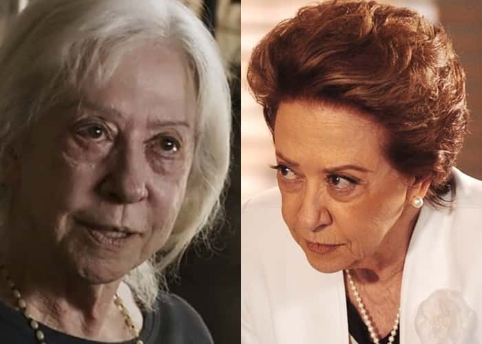 Fernanda Montenegro em cena como Mercedes e Bia Falcão. (Foto: Reprodução)