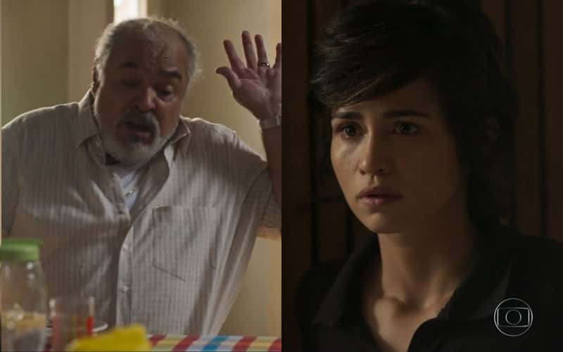 Agenor e Maura em Segundo Sol (Foto: Reprodução)