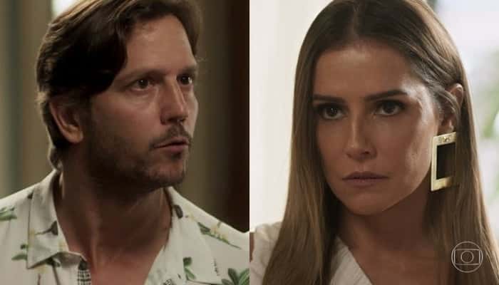 Remy (Vladimir Brichta) e Karola (Deborah Secco) em Segundo Sol (Foto: Reprodução/Globo)