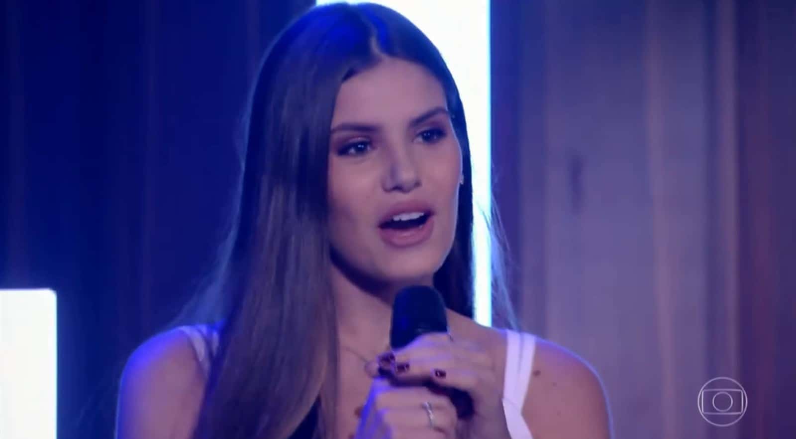 Camila cantou para o agora marido (Foto: Reprodução)