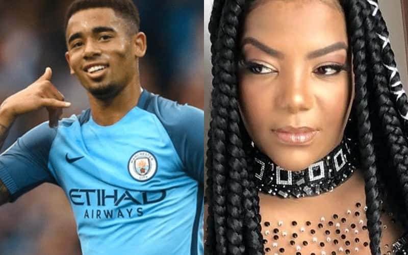 Gabriel Jesus e Ludmilla (Foto: Reprodução)