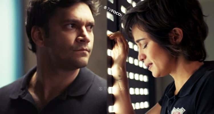 Atores em bastidor da novela da Globo (Foto: Montagem/TV Foco)