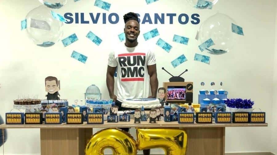 Robson Lins ganhou festa com tema Silvio Santos (Foto: Arquivo Pessoal)