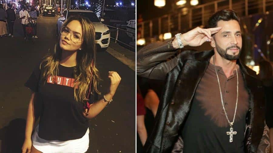 Suzanna Freitas e Latino (Foto: Reprodução)