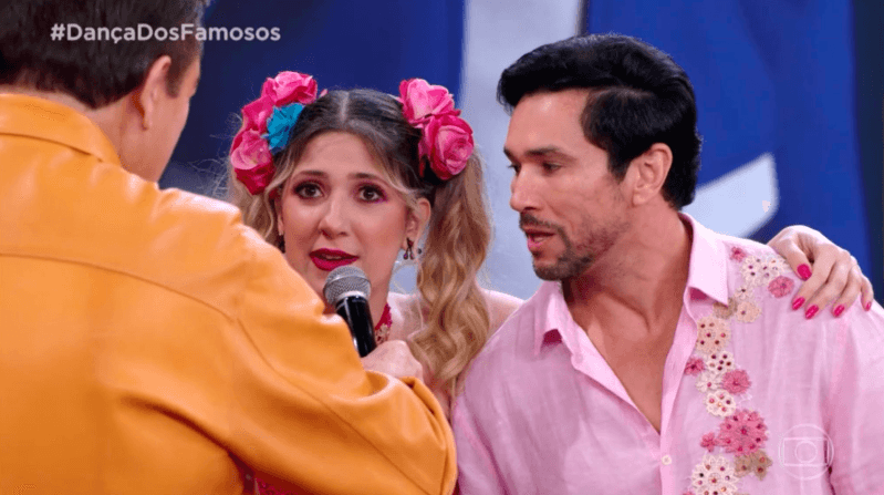 Dani Calabresa no Domingão do Faustão (Foto: Divulgação)