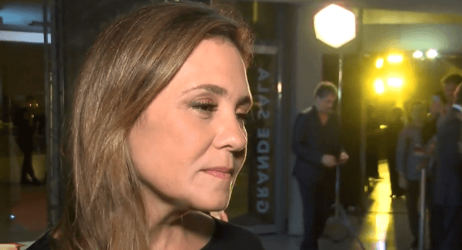 A atriz fugiu de entrevista. (Foto: Reprodução)