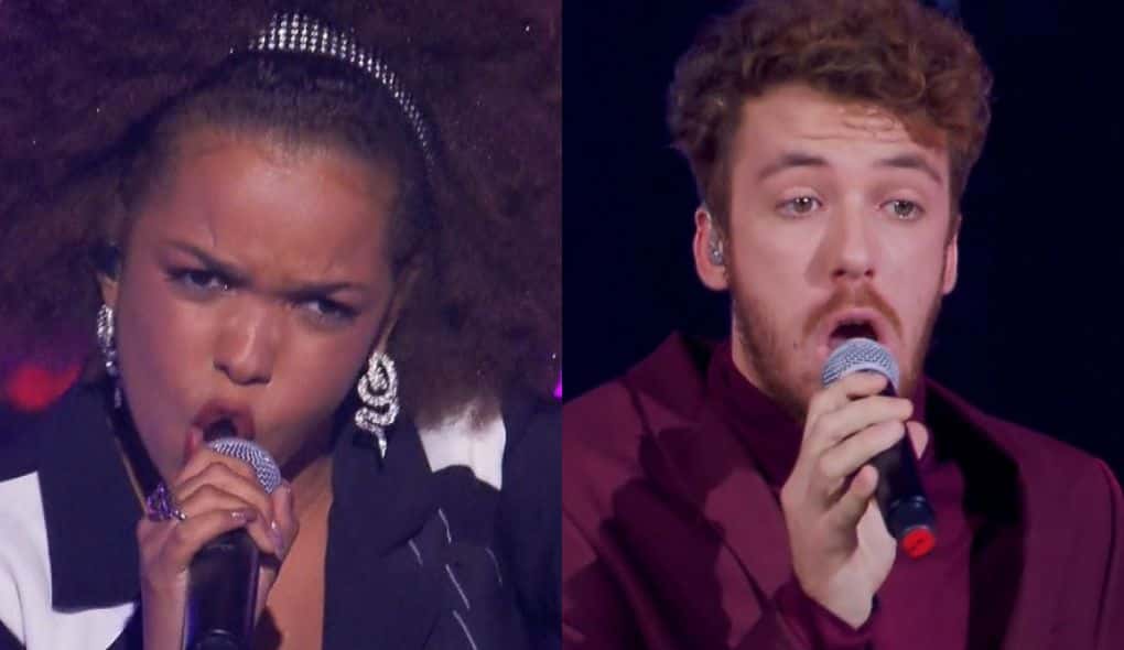 Jeniffer Nascimento e João Côrtes no PopStar (Foto: Reprodução/TV Globo)