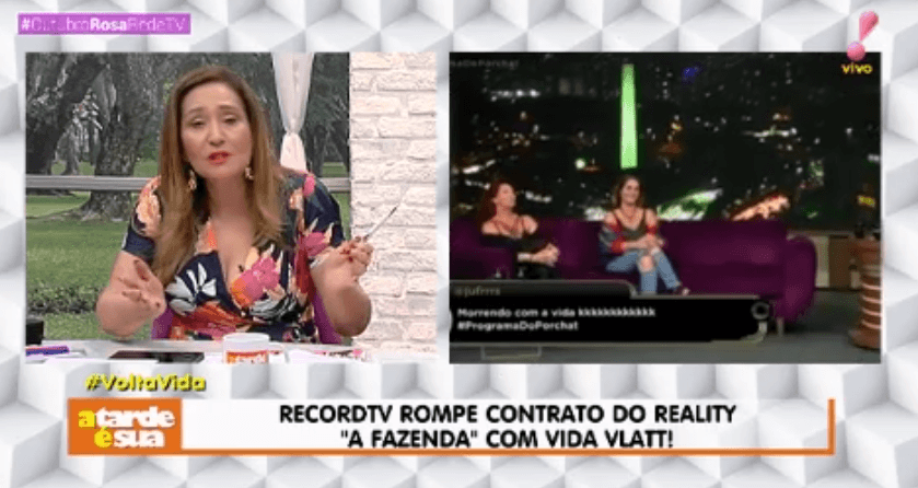 Sonia Abrão no A Tarde é Sua (Foto: Reprodução)