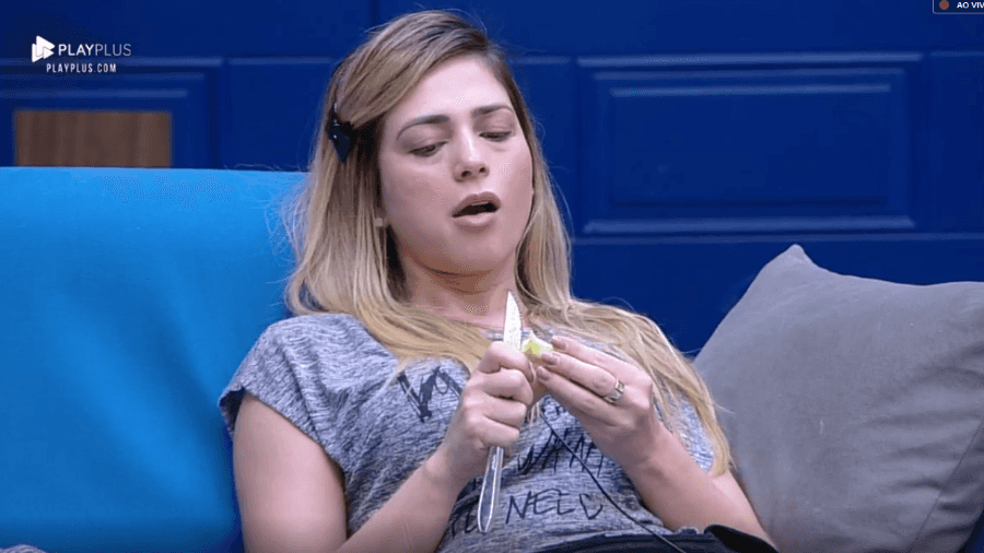Nadja Pessoa voltou a se estranhar com Gabi Prado (Foto: Reprodução/PlayPlus)