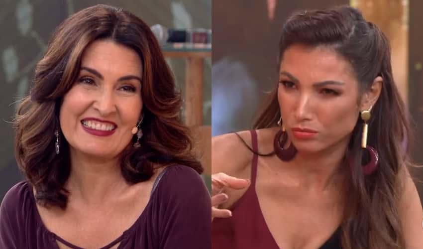 Fátima Bernardes e Patrícia Poeta no Encontro, da Globo (Foto: Reprodução/Globo)