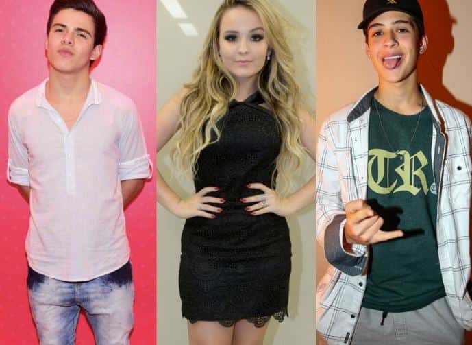 Thomaz Costa, Larissa Manoela e João Guilherme (Foto: Reprodução/Instagram)