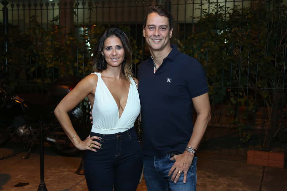 Marcello Antony e Carolina Villar - Show de Lan Lan no Beco das Garrafas, em Copacabana, Rio de Janeiro, RJ. (10/03/16) Fotos: Roberto Filho / Brazil News.