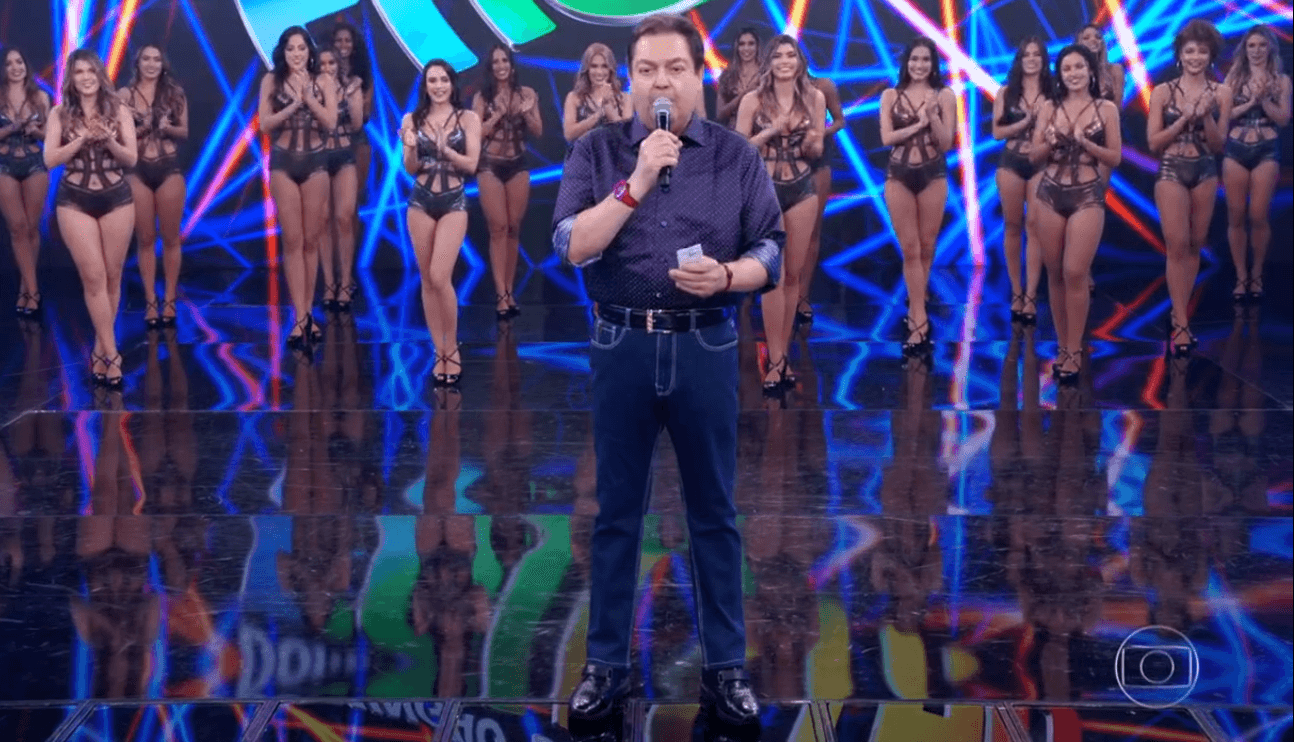 Faustão errou na Globo (Foto: Reprodução)