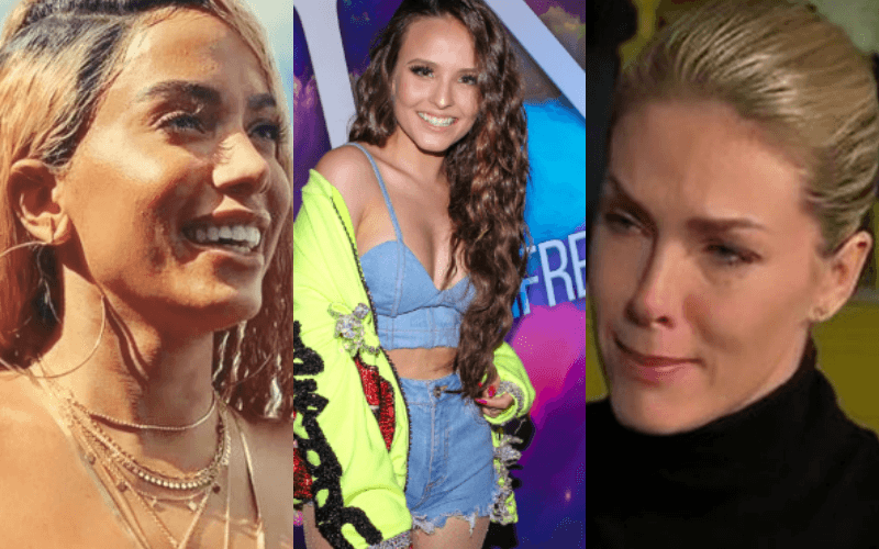 Anitta, Larissa Manoela e Ana Hickmann