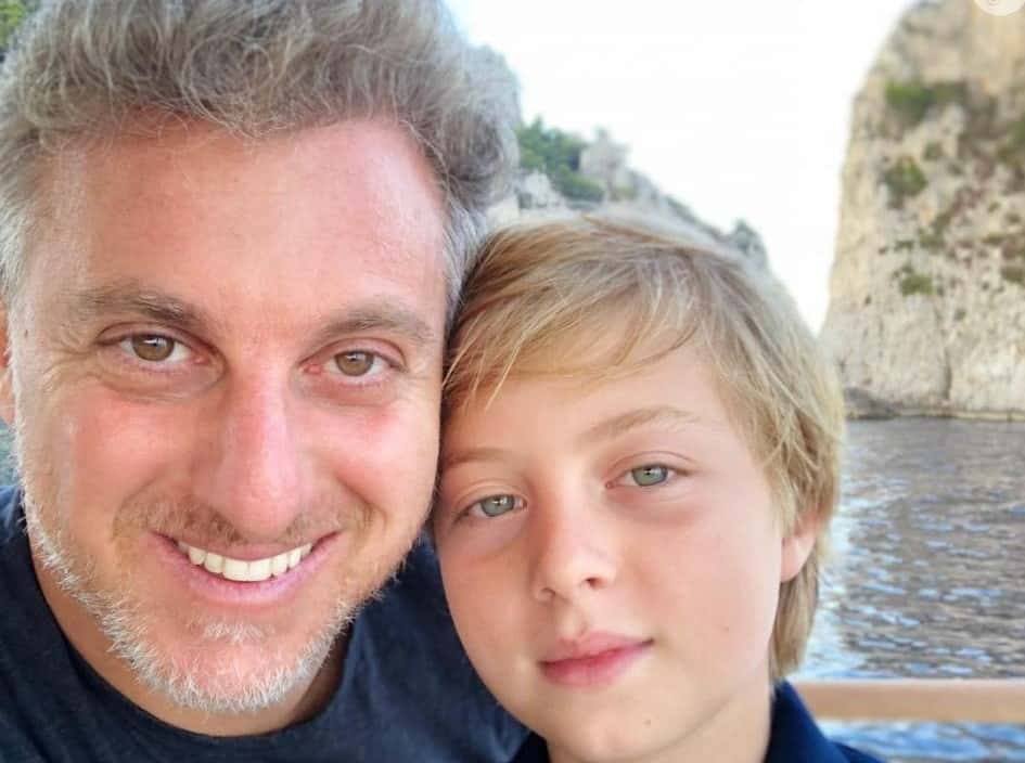 Luciano Huck e Benício (Foto: Reprodução/Instagram)