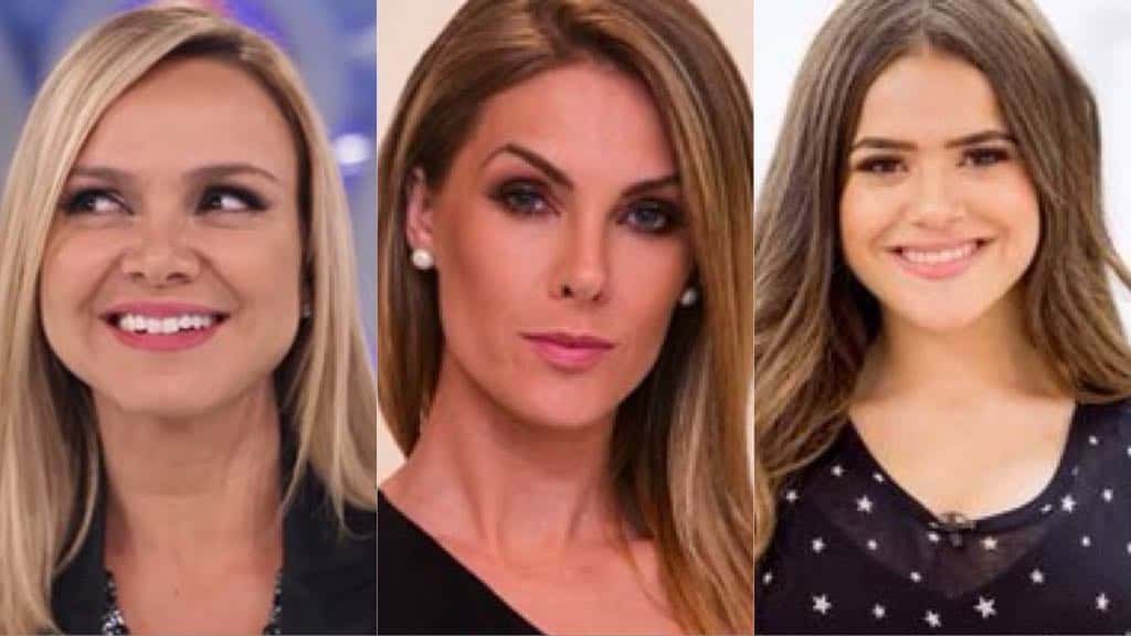 Eliana, Ana Hickman e Maisa (Montagem: TV Foco)