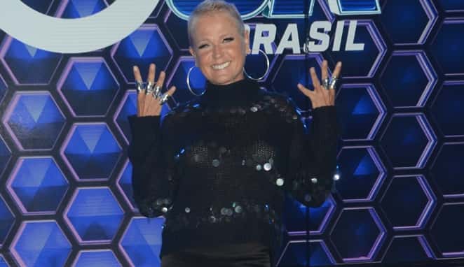 Xuxa no lançamento do The Four Brasil, novo reality da Record (Foto: Eduardo Martins/Ag News)