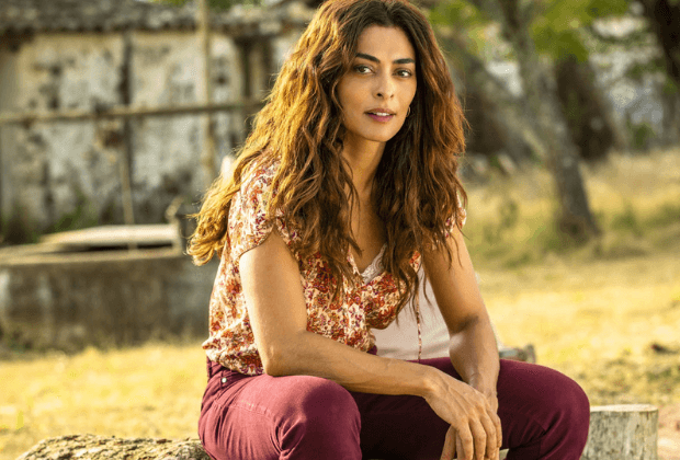 Juliana Paes caracterizada para A Dona do Pedaço (Foto: Divulgação/Globo)