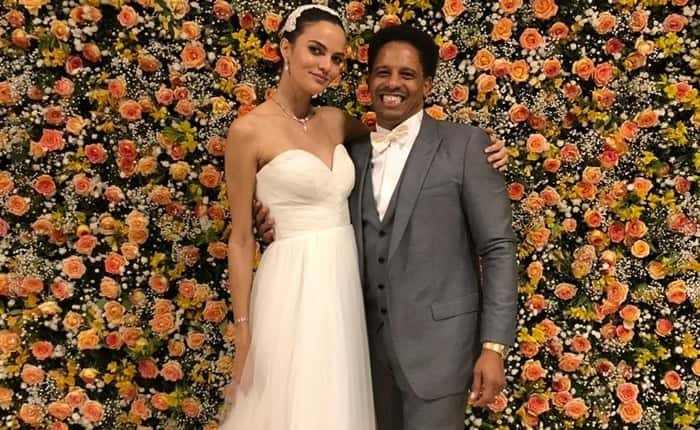 Barbara Fialho e Rohan Marley (Foto: Divulgação/Vogue)