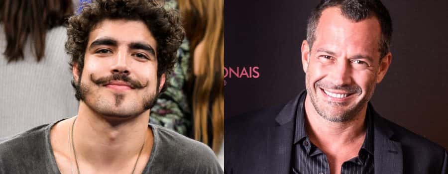 Caio Castro e Malvino Salvador (Foto: Montagem)