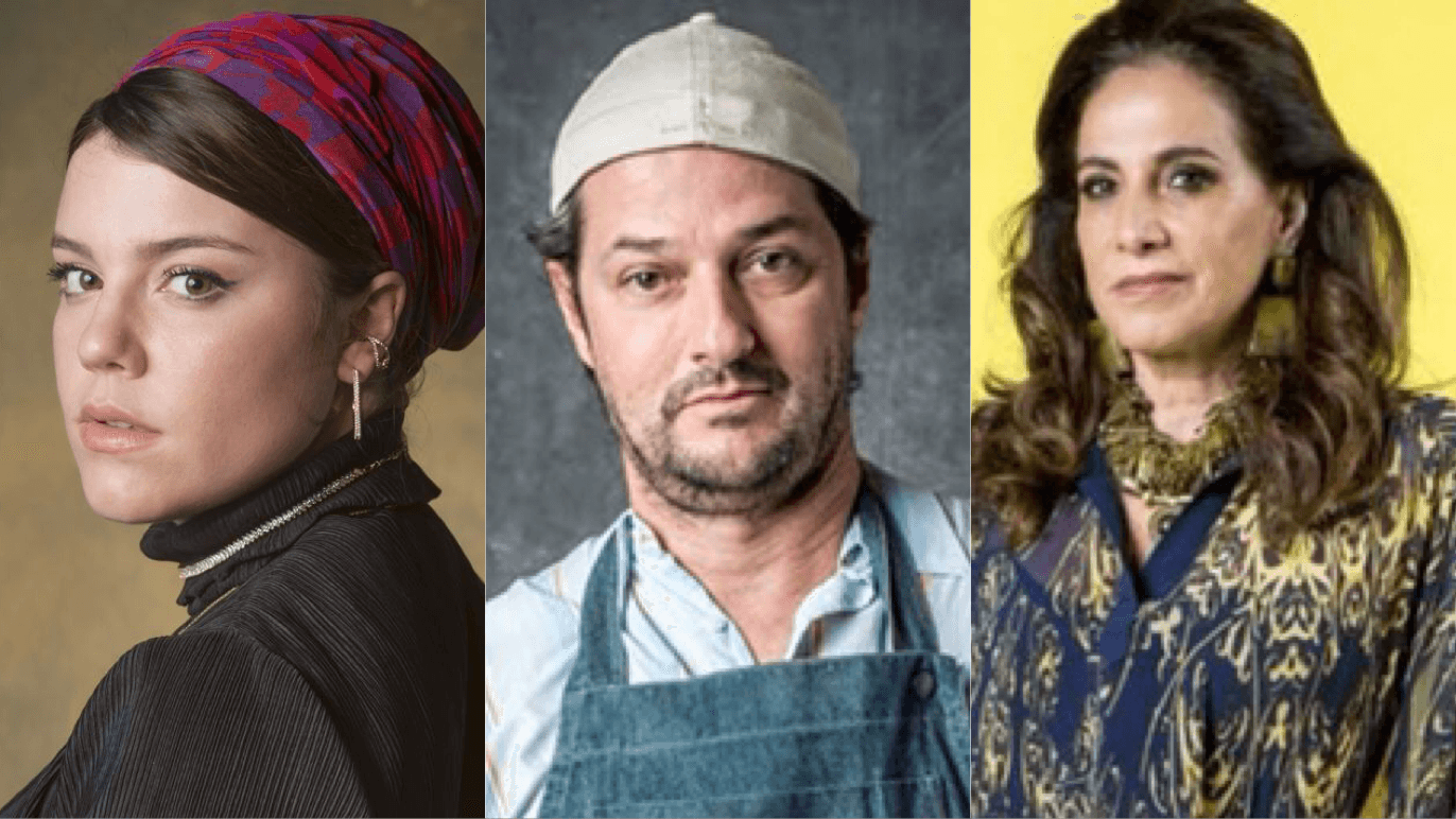 Dalila de "Órfãos da Terra", Nicolau de O Sétimo Guardião e Mercedes de Verão 90 (Foto: Montagem TV Foco)