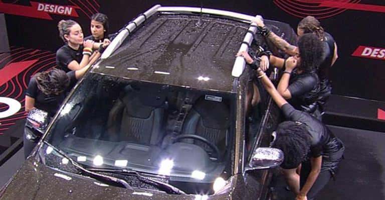 Prova de resistência no BBB19. (Foto: Reprodução)